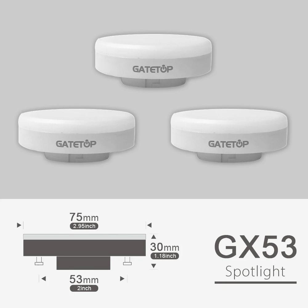 GX53  LED ƮƮ,   Ʈ ׸ Ʈ, AC110V, 240V,  , 100LM/W  , ξ , 3 